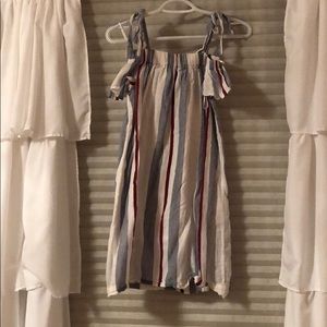 red white and blue stripe dress